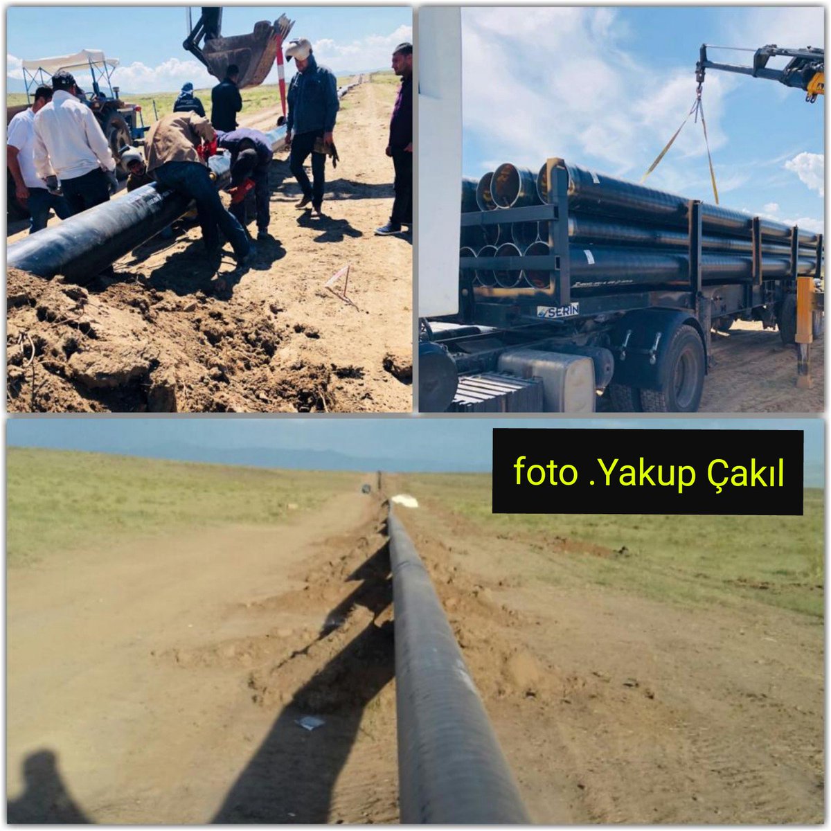 yakup65van's tweet photo. Vanın çehresni değiştiren bir çok önemli projede olduğu gibi Cumhurbaşkanımız Sn @RT_Erdogan 'ınTalimatıyla Ak Parti Hükümetinin bir önemli projesi daha  Bakan Yard.cımız Fatih Çiftci 'nin takibiyle  Erciş Doğalgaz Boru hattı son hız devam etmekte.Cumhurbaşkanımıza tşkr ederiz. https://t.co/ZWzeXYlFV7