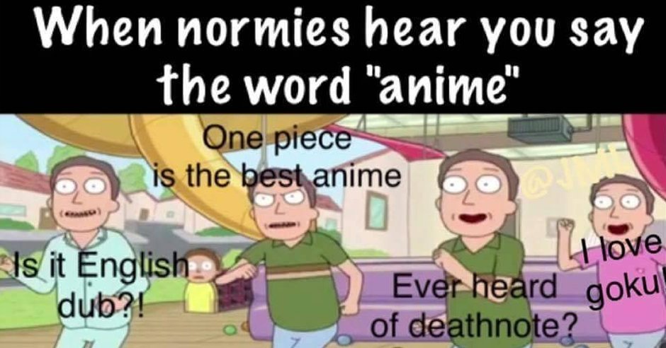Why I watch anime | Anime funny, Anime memes funny, Anime memes