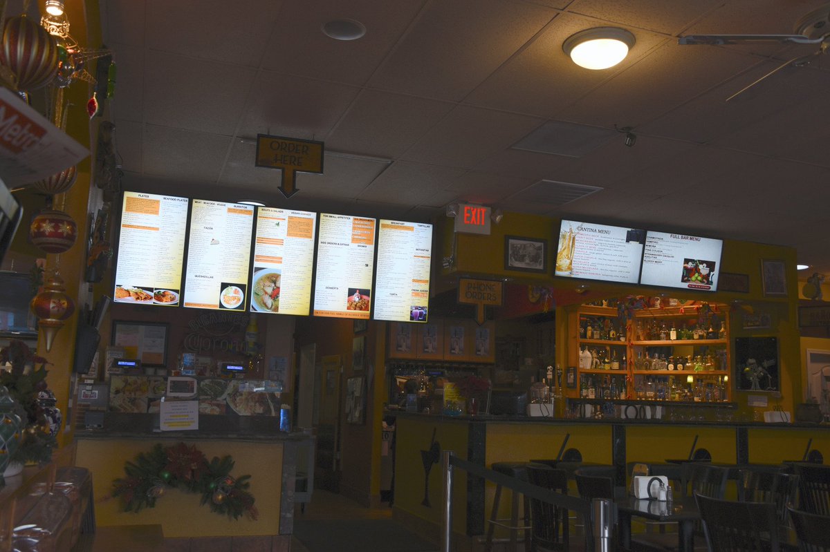 ElectroMenu's tweet image. We created an amazing portrait menu design for Adelitia&apos;s Restaurant &amp;amp; Bar! Contact us today to see what we can do for you! #TransformationTuesday #ElectroMenu #DigitalSignage #DigitalMenu #ResturantMenu