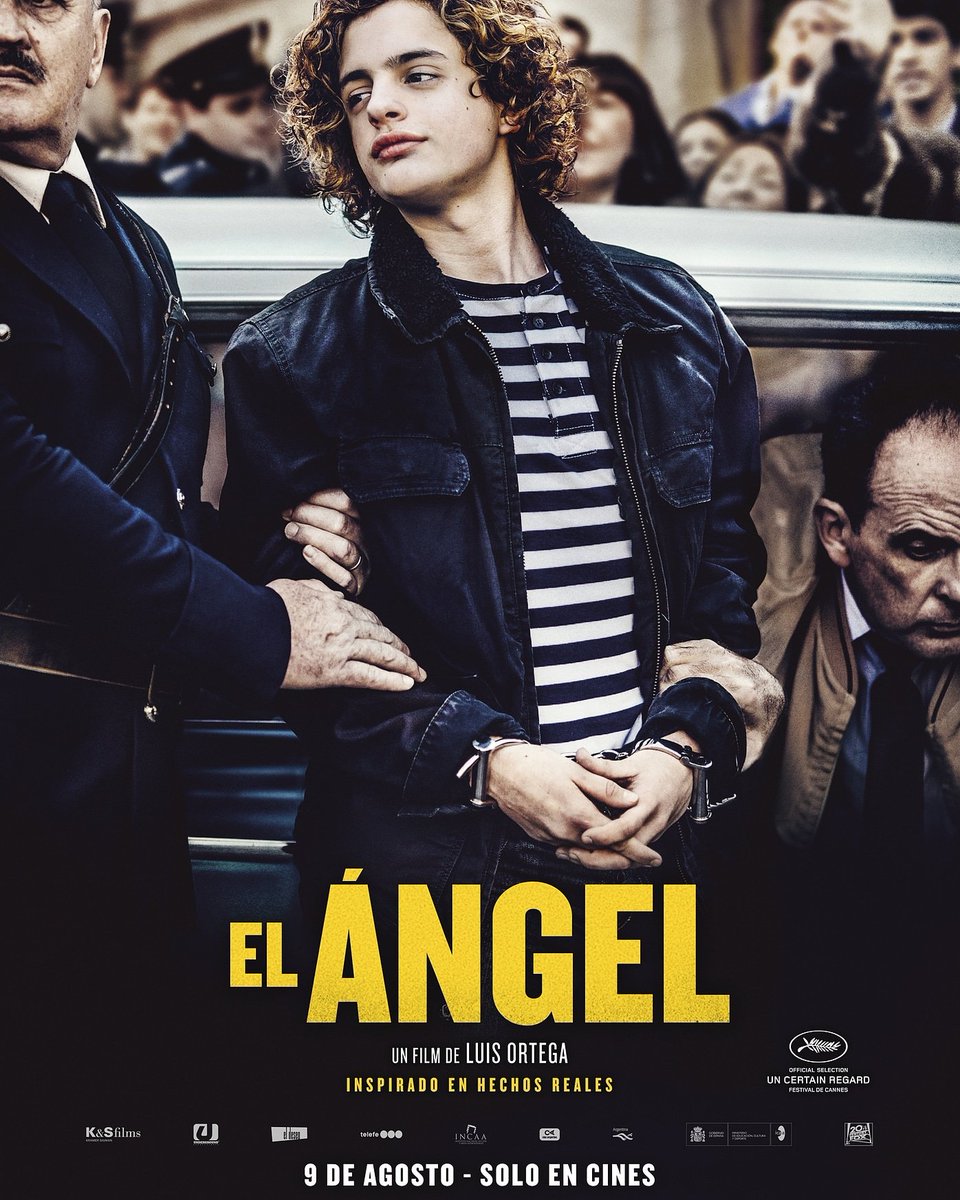 CINEARGENTINO1's tweet image. #ElÁngel.La recreación de la vida de #RobledoPuch llega a las salas Argentina el 9 de agosto.