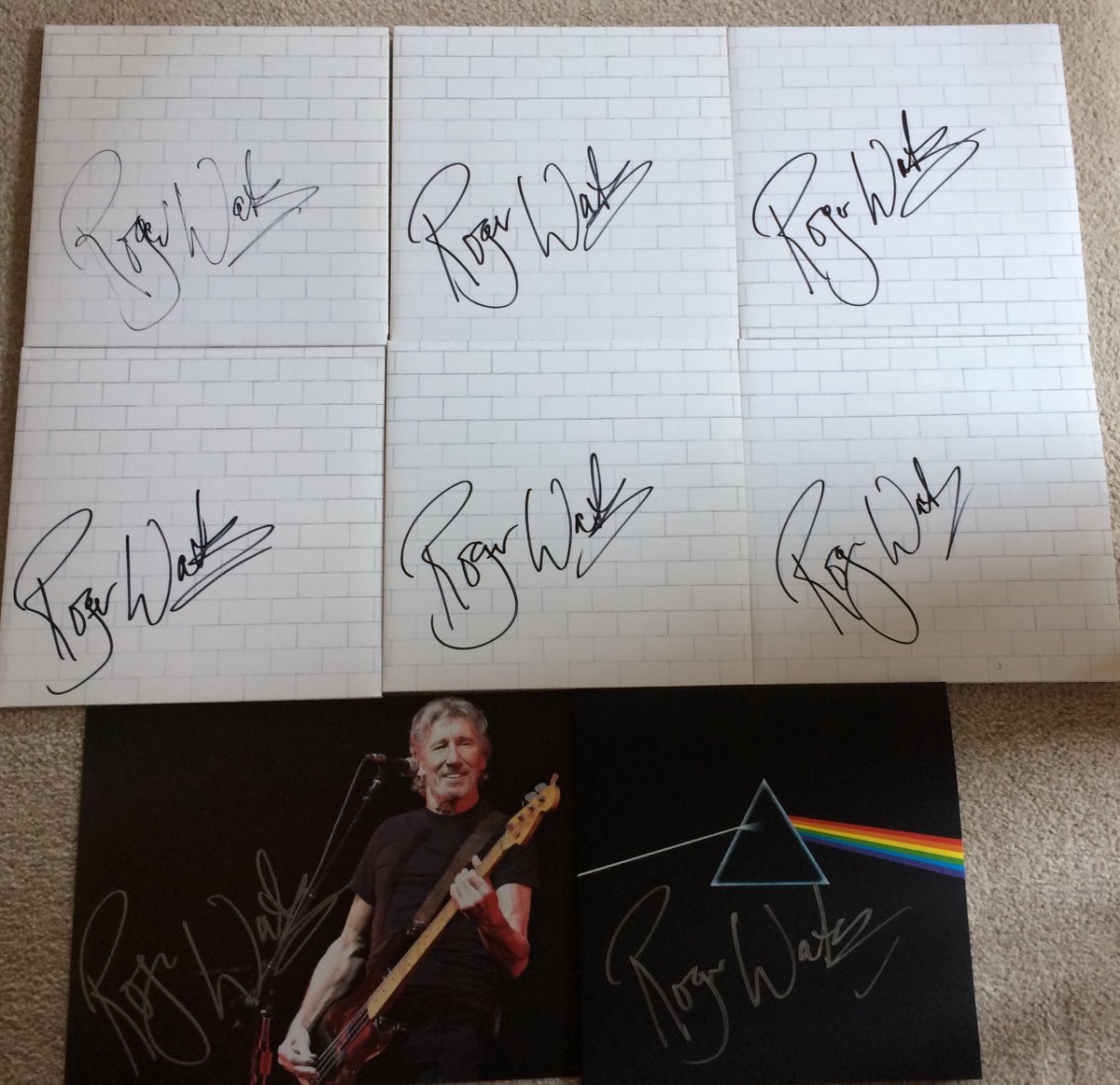 jasonthanos's tweet photo. It's been a good week a few bricks in the wall while looking at the dark side of the moon :-) Roger Waters true legend https://t.co/HfM04myAHr