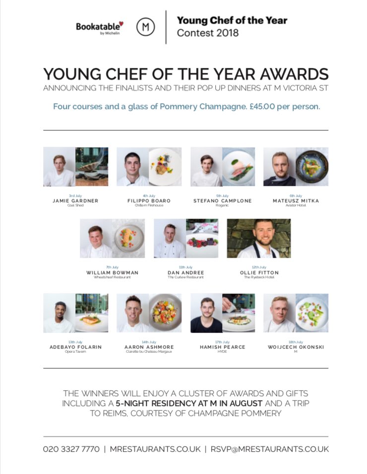 tntchef1's tweet photo. Please show some support from the young chefs competition this year including me , help us show there’s still a good reason for the next generation to join the industry 😅 https://t.co/Vgy3Ro47Nc
@Bookatable @mrestaurants_ @PommeryOfficial https://t.co/NR0JXr6uiv
