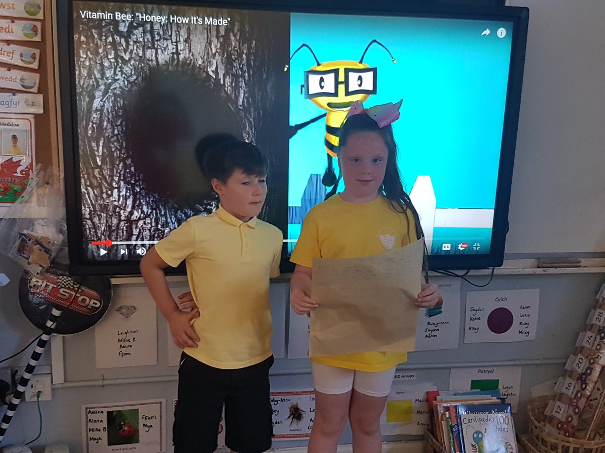 MissBInstone's tweet photo. Yesterday my 🎃's were good researchers. They found out lots of facts about Bees.#learnerassets https://t.co/QcXPbPb6AF