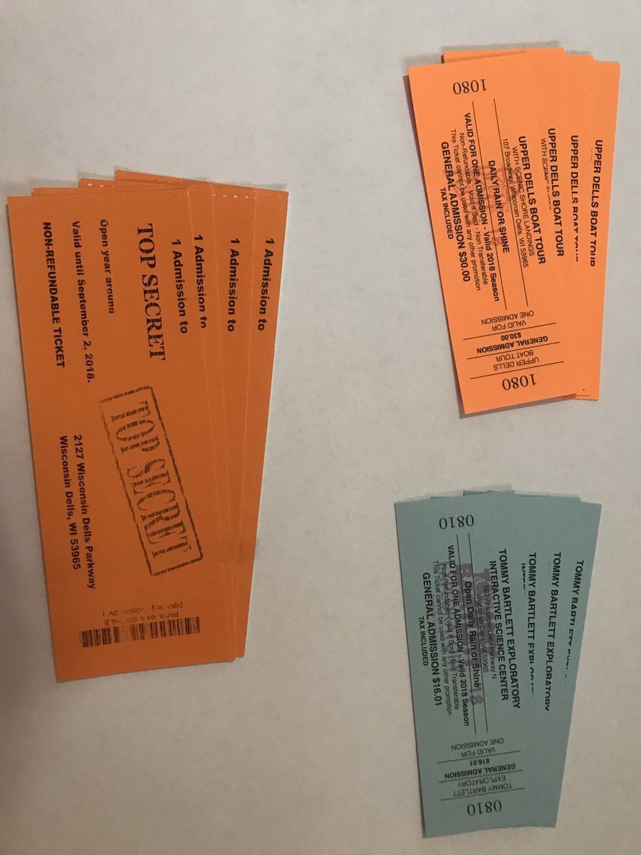 GIVEAWAY ALERT! It's another beautiful summer day in Wisconsin. Let's do another giveaway! RT this for chance to win four-pack of passes to great <a href="/wisdells/">Le Hai</a> attractions of Upper Dells Boat Tour, Tommy Bartlett Exploratory, &amp; Top Secret. Enter by 10 am Thursday.