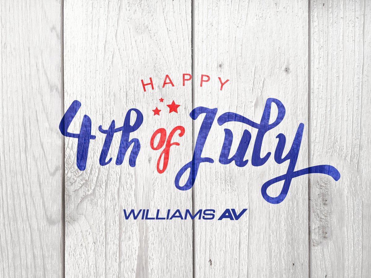 engagepointmkr's tweet photo. From our family to yours, we wish you a happy and safe 4th of July! In observation of the holiday, the Williams AV offices will be closed tomorrow.

Fun fact: more than 155 million hot dogs will be consumed tomorrow  😮 https://t.co/8GHNcpeoEH