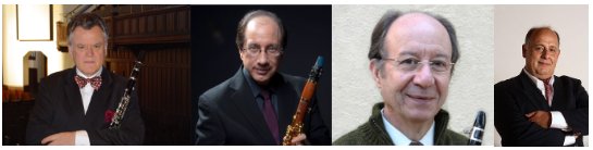 ICApres's tweet photo. Day one of ClarinetFest® 2018 will feature a special concert by the Lumen Symphonicum featuring ICA Honorary Member soloists Karl Leister, Charles Neidich, Luis Rossi, and Antonio Saiote! #clarinetfest2018 https://t.co/wUsQplwwRD
