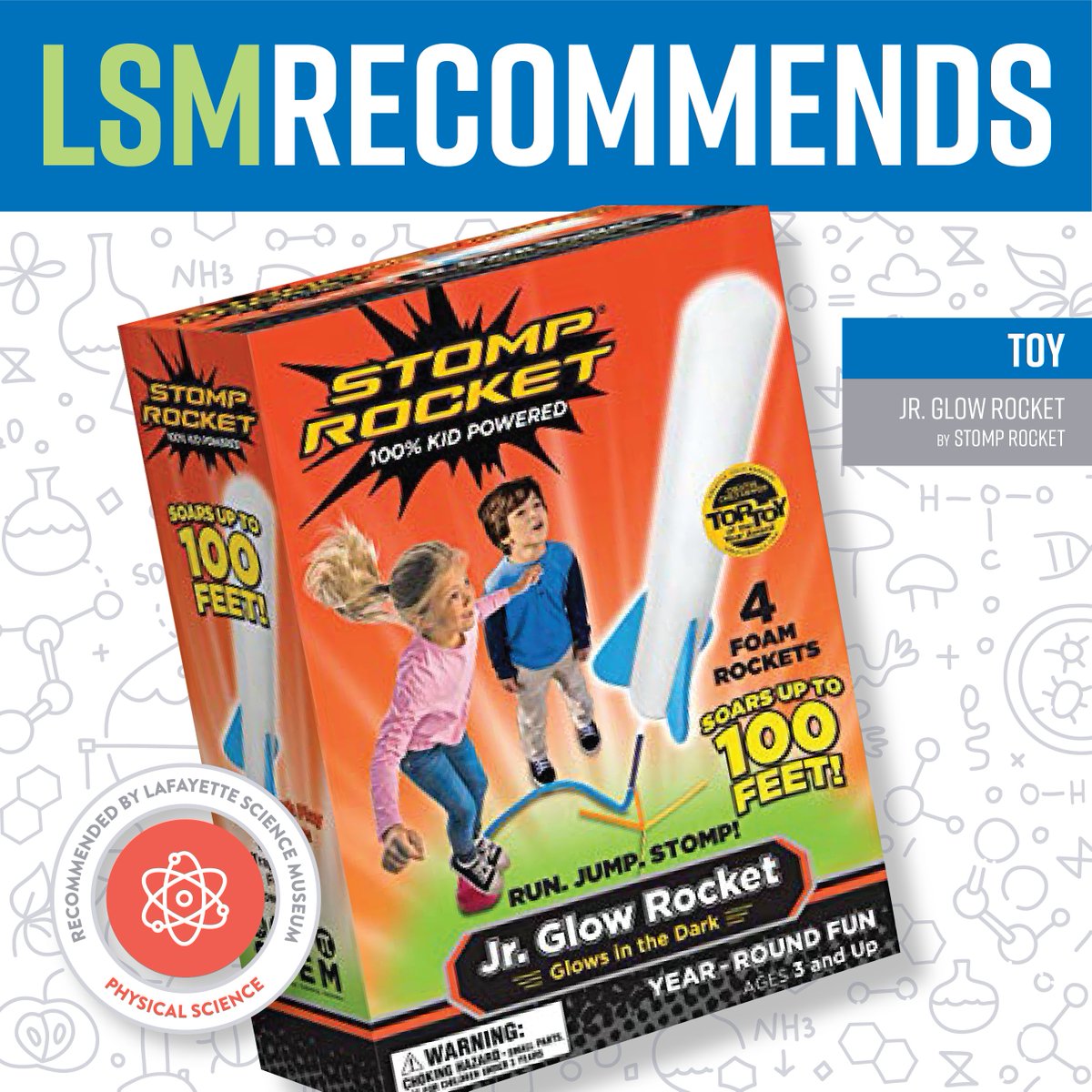 Add physics to your 4th of July festivities! 🚀🇺🇲🎆 This week, #LSMRecommends the Jr. Glow Rocket by <a href="/TheStompRocket/">Stomp Rocket</a> available now in our brand new Discover Store!