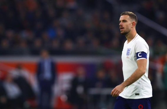 TheAnfieldBuzz's tweet photo. Jordan Henderson has not ended on the losing side in any of his last 28 England matches (W22 D6), the longest unbeaten run of any England player in history. [@OptaJoe] https://t.co/MOTN3t9Cut