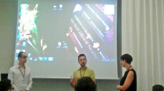 Lindsay Parker now moderating Q & A with Douglas Machado and Vehbi Gorgulu - discussing reasons for the success behind effective #celebrityactivism on the Internet  #socialmedia #socialsciences #humanities #CMCS18