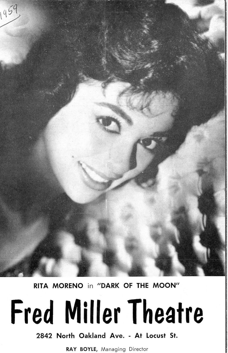 MilwRep's tweet photo. With Mary John, the theater operated under the ‘star system’ bringing in stars as Betty White, Harvey Korman, Uta Hagen, Herbert Berghof, Eva La Gallienne, and Rita Moreno, and building the productions around the star and using the star to promote the production. #TibitTuesday https://t.co/wk84KL4aot