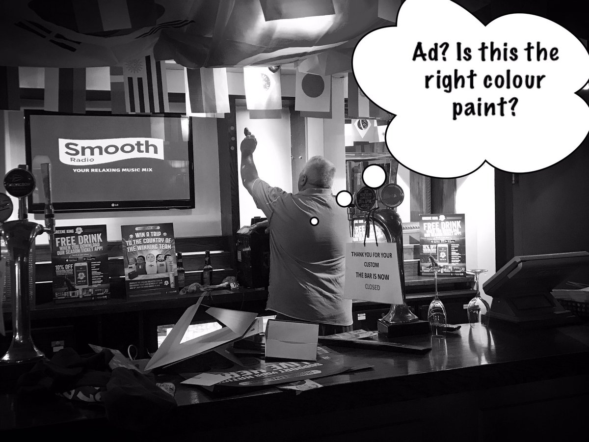 New Gin, Vodka and bottle bar? 12 day count down begins.. Big T choosing the correct colour for the bar