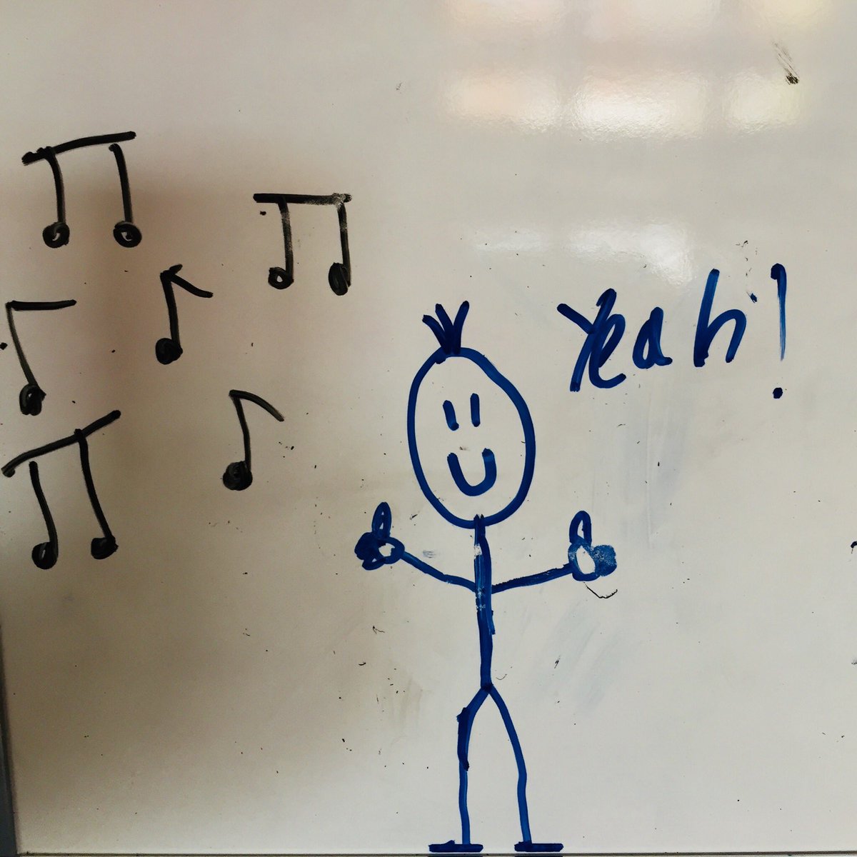 bardenmusic's tweet photo. Great couple of days working with West Dean CE Primary School. Brilliant creative children full of ideas and great pictures on the white board - think the one playing guitar is me...! @WestSussexMusic #songwritinginschools #creativesinging https://t.co/JmE0EuCQcM