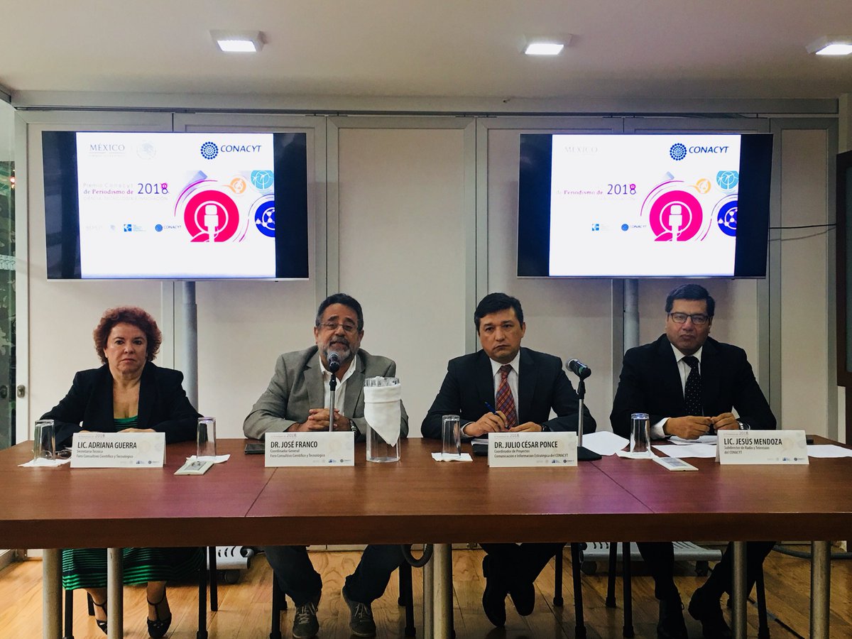 foroconsultivo's tweet image. #PremioPeriodismoCTI
Los reportajes inscritos deben abordar proyectos de investigación científica, desarrollo tecnológico o innovación hechos en #México, además de haber sido publicados originalmente en medios de comunicación nacionales.
Convocatoria: bit.ly/2Krs1k1