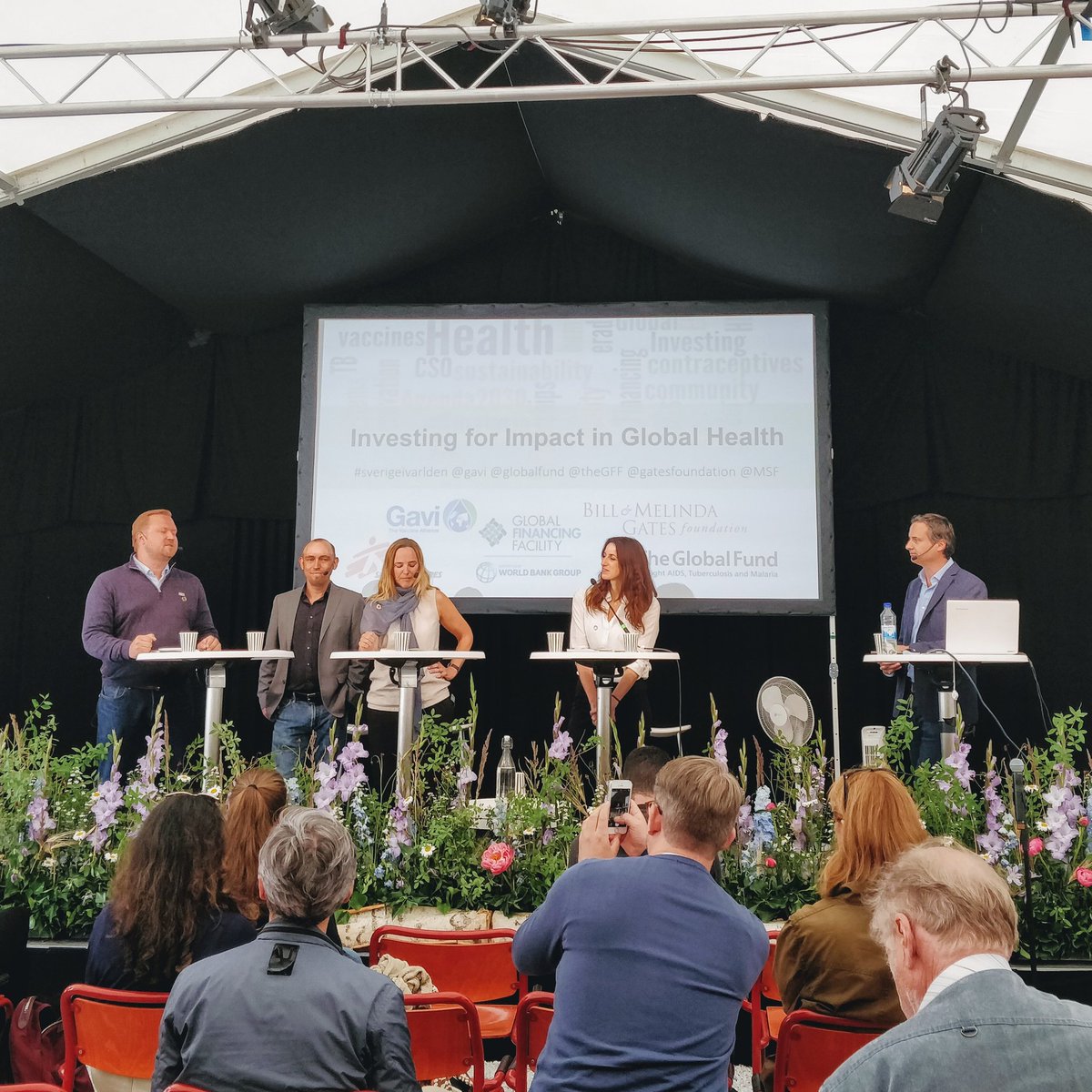 GlobalUtmaning's tweet photo. Global health needs global solutions - global solutions require investments to reach impact! Great seminar with @gavi @GlobalFund @theGFF @gatesfoundation and @MSF at #sverigeivarlden during #Almedalsveckan #globalhealth #SDG3 #Agenda2030 #GUHealth https://t.co/eOjUA4taDt