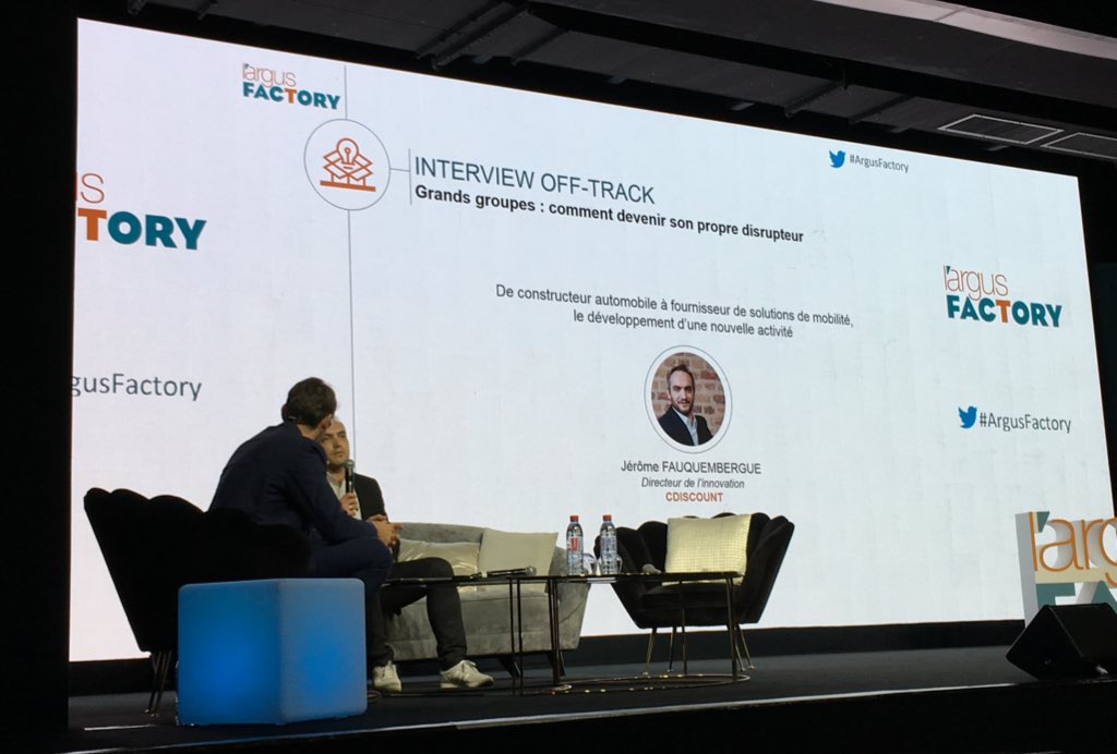 labordeolivier's tweet image. Interview Off-track de Jérôme Fauquembergue #innovation @Cdiscount sur Comment devenir son propre disrupteur
#ArgusFactory #transfonum