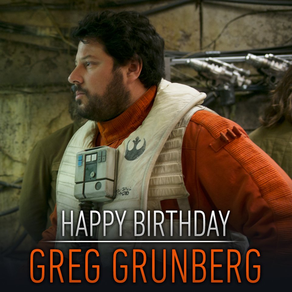 Happy birthday to the man behind ace X-wing pilot Snap Wesley, Mr. Greg Grunberg. 