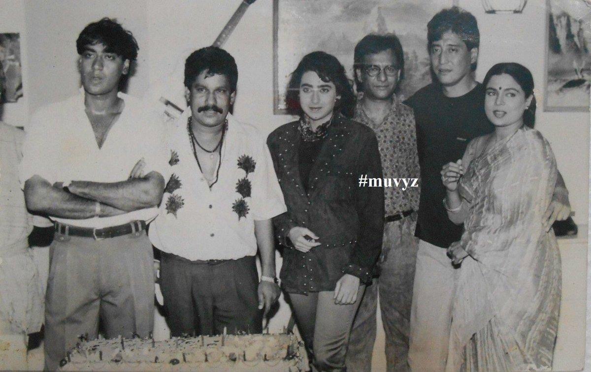 Flashback
@ajaydevgn 
#KarismaKapoor #DannyDenzongpa #ReemaLagoo 
#AjayDevgnWorld