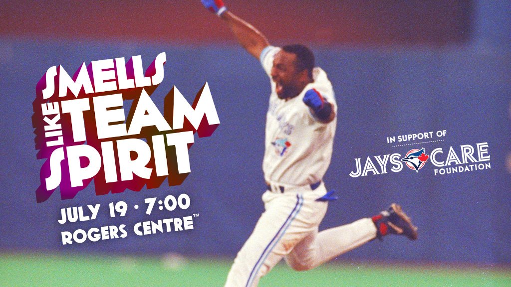 Your face when you buy tickets to SMELLS LIKE TEAM SPIRIT and you realize you’re going to party with World Series Champ Joe Freaking Carter! Don’t get stuck on the bench, get your tix at bluejays.com/extrainnings.