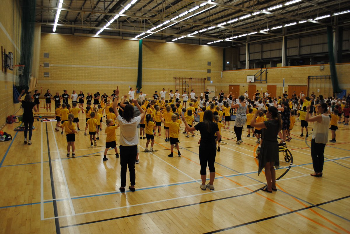 CKISGreenClas's tweet photo. As if it was not warm enough - warm up before the multi-school sports afternoon began... https://t.co/N14vCz6evJ