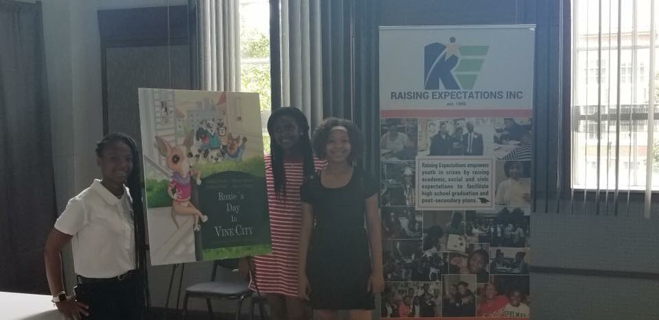 RE_1995's tweet photo. Grateful for our partnership with the #youngauthors program that allowed four of our #REFamily4 #ProjectDREAM middle school students to write a book that is now published! Grab your copy from #amazon or #barnesandnoble today! #REpartners #roxiesdayinvinecity https://t.co/uF45wJYTyq