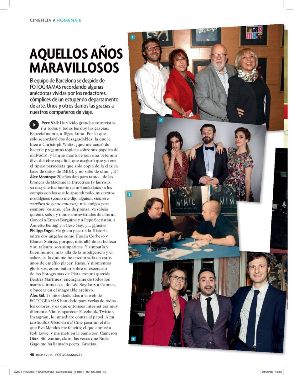 oyejuan's tweet image. Esta es la emotiva despedida de la redacción de Barcelona de @fotogramas_es dirigida a sus fieles lectores. No la veréis en la revista, así que, por favor, difundidla. Que llegue a todos los lectores, sus legítimos receptores