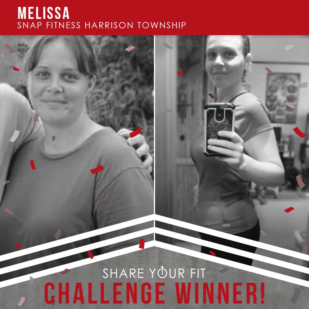 snapfitness's tweet image. Our #ShareYourFit Challenge winner and winner of meet and greet tickets to a @TheTimMcGraw concert is Melissa from Snap Fitness Harrison Township! Melissa lost 165lbs and says she couldn’t have done it without her #SnapFamily! Congrats Melissa. bit.ly/SYFWinnerMelis…