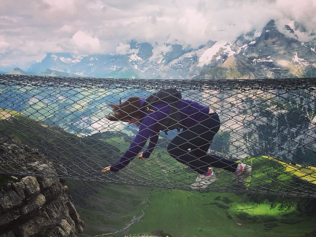 When on the #007 cable car.... #ThrillWalk #murren #JamesBond @jungfrauregion #PizGloria @MySwitzeland_e #SwissSummer #inLOVEwithSWITZERLAND