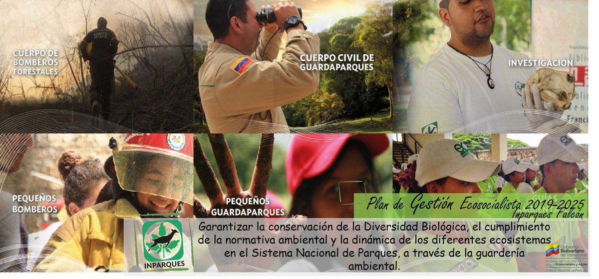 FalconINPARQUES's tweet image. Conoce las metas trazadas en nuestro Plan de acción ecosocialista 2019 - 2025 visitando inparquesfalcon.wordpress.com y #FormaParte