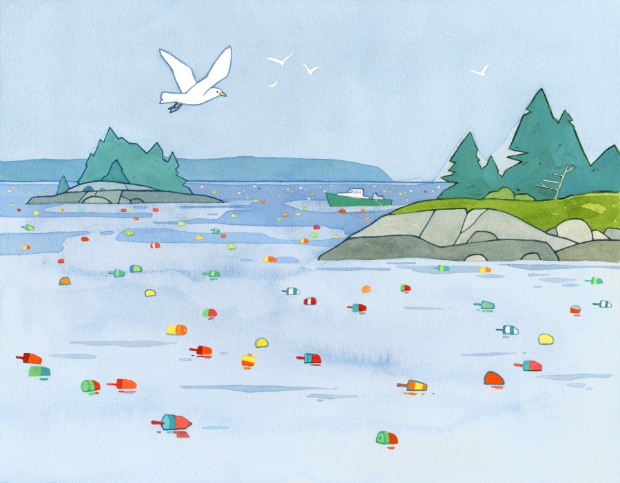 New #seascape painting. Vinalhaven, #Maine
etsy.com/listing/610557…