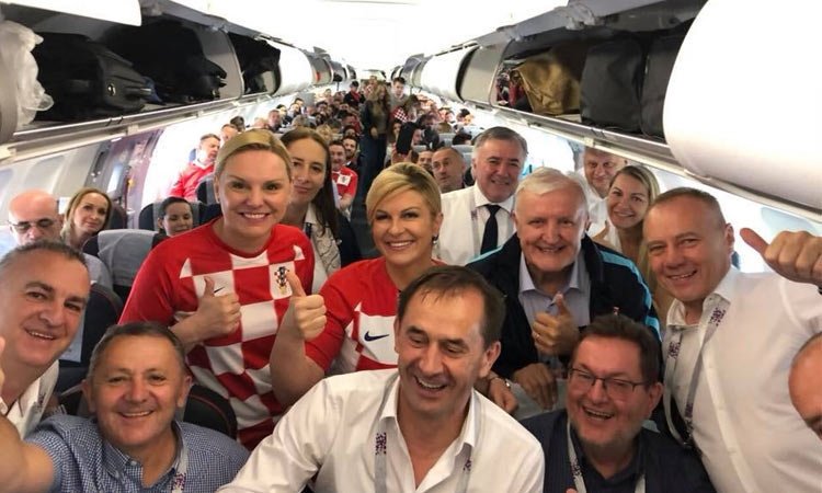HezMureithi's tweet photo. Her Excellency President @KolindaGK Commander-In-Chief; Croatian Defence Forces left Power,It's Class,Prestige &amp; Boarded a Plane together with Croatian Citizens to go &amp; Cheer their National Football team #CRO  at Russia #worldcup

I'm Awed😍🙌

Africa Take Note!!! https://t.co/NGrVC2yQ4P