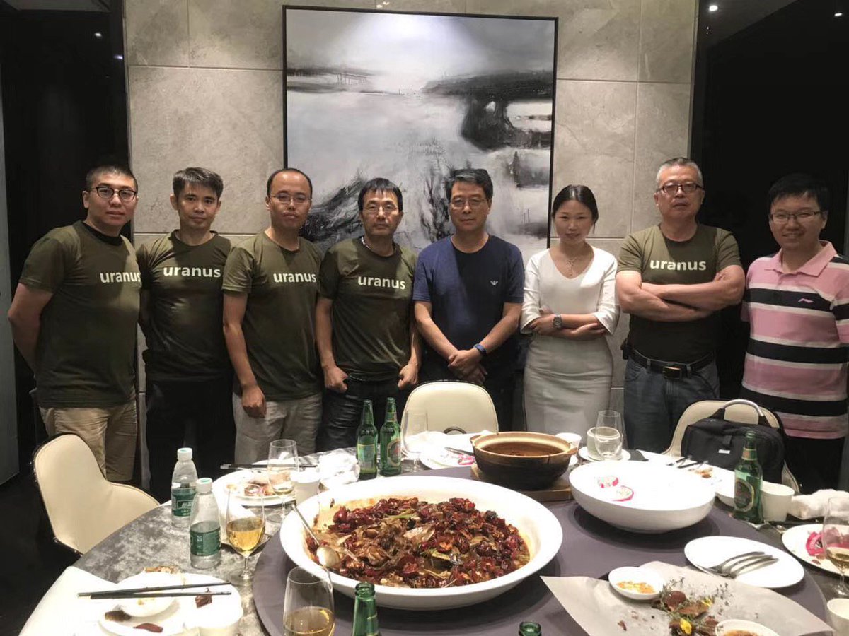 Uraners's tweet photo. The CEO of Seele and the CEO of Uranus had a very nice talk!!! @SeeleTech https://t.co/7QpUrPa17M