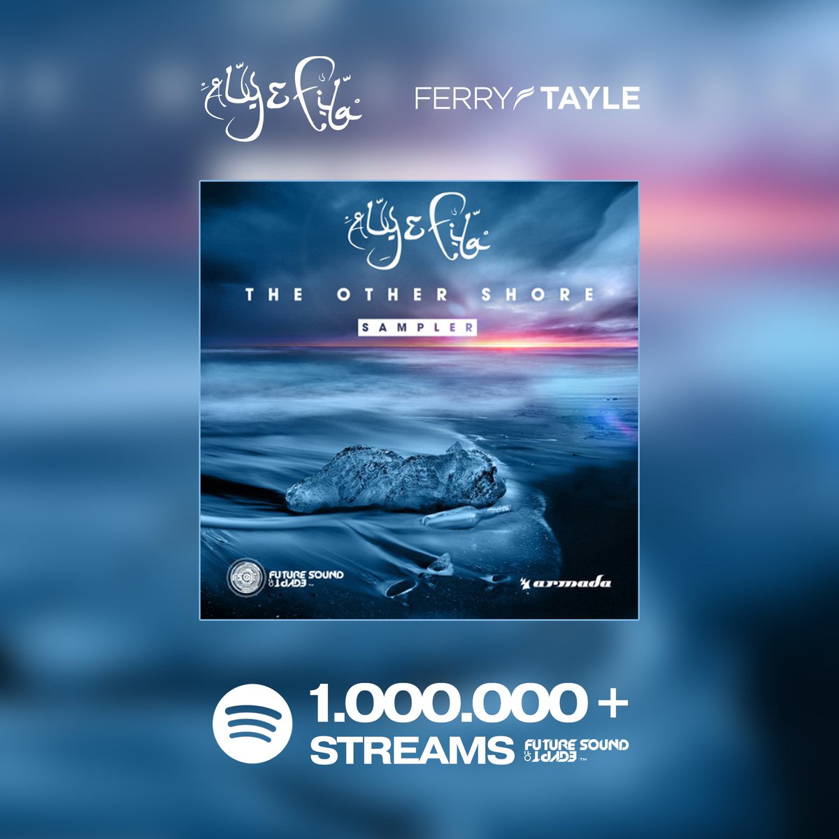 alyandfila's tweet photo. 1M+ streams on Spotify for ‘Nubia’ with @FerryTayle 🙌🏽 Great to see, thanks! 🎶 https://t.co/Thrfc2f1NA @Armada https://t.co/rM3MhNxiby