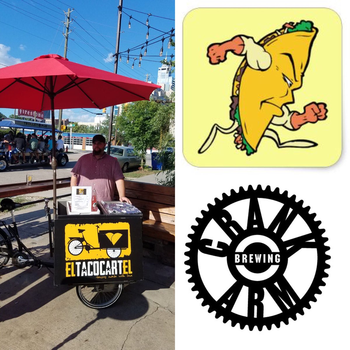 #tacotuesday is here again catch us at <a href="/CrankArmBrew/">Crank Arm Brewing</a> from 6-9 for cRUNk the CRANK weekly fun run... If your a part of the run Crank Arm buys your 3rd taco when you buy 2! See you there!!!!
#funrun #healthy #beer #tacos #raleighrunning #tacocartel #downtown #tuesday