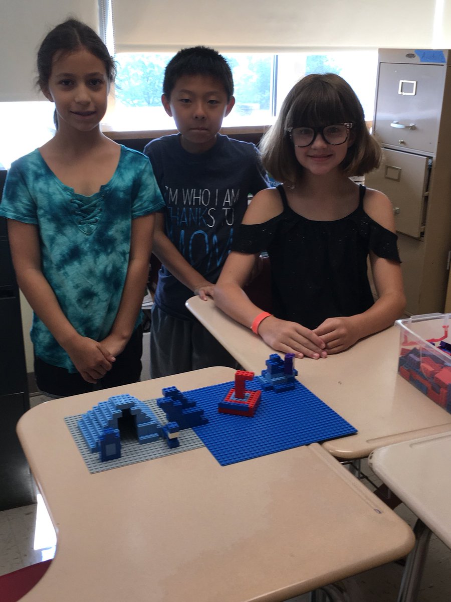 Mrs_Yapkowitz's tweet photo. These fourth and fifth graders  challenged themselves today to create LEGO turtles, towers, firehouses and igloos! Take a look! @bculot1 @Sciencediva14 @SOCSD_Supt @CottageLaneES #steamcamp https://t.co/AKzsxWq77D