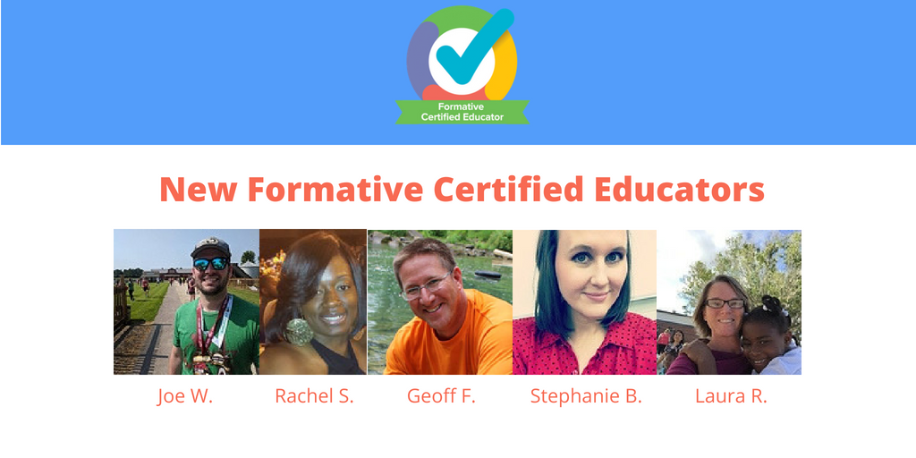 goformative's tweet photo. Today we are proud to welcome 5 new Formative Certified Educators to our team! These #eduheroes are passionate about finding new ways to apply #goformative in the classroom and collaborating to make it an even better platform for #formative assessment!
#formativechat https://t.co/gz80S9FRTz