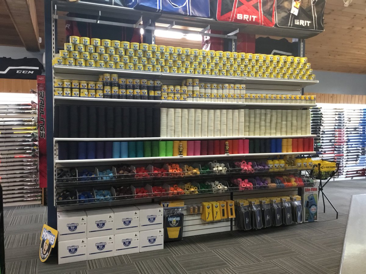 DoironSports's tweet photo. We are ready for the fifth season!! We just received one of the best selections of #howieshockeytape in Canada! https://t.co/3dMI3AWhwd