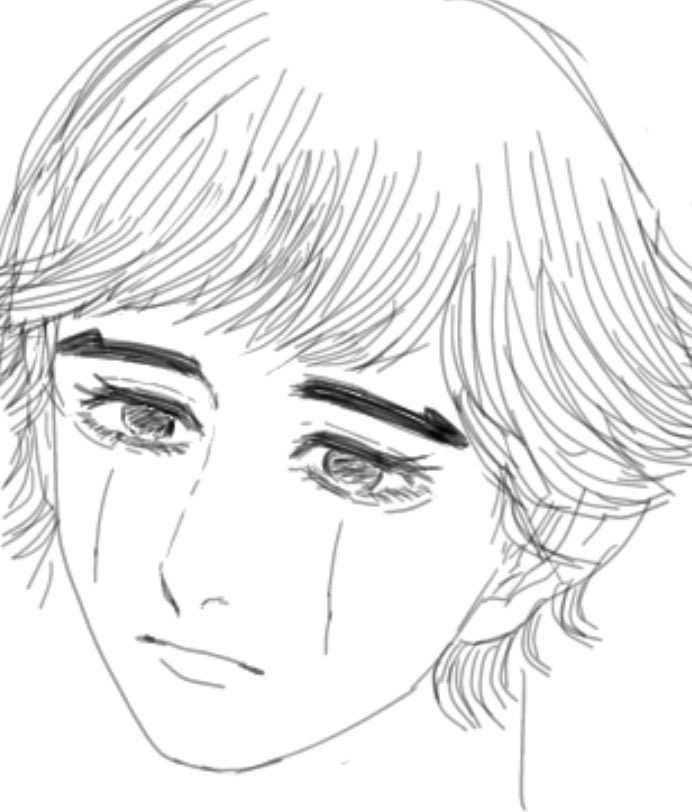 死んだ目になってしまった江渡貝くんを置いて寝ます 