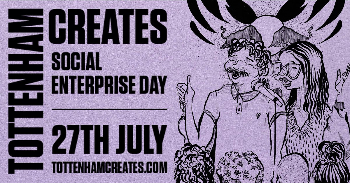 Tottenham Creates: Social Entrepreneur Day with Red Bull | Friday 27th July 2018 | 10:30am - 4:30pm at the Selby Centre. 

Please book here: eventbrite.co.uk/e/tottenham-cr…