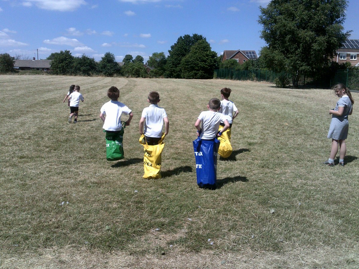 Class 3 and 4 getting ready for School Games Day