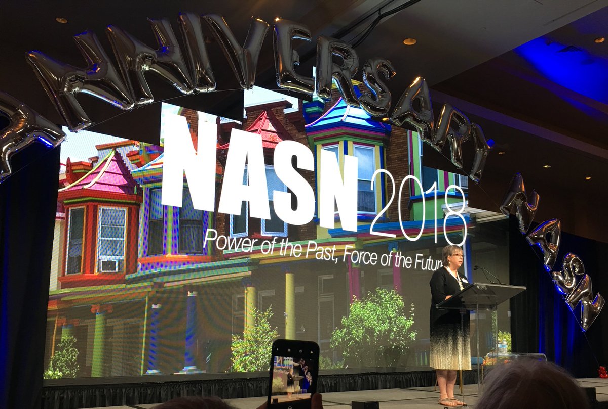 bethmattey's tweet photo. Have you noticed how NASN President @nfekaris has been rocking the GOLD in celebration of #NASNat50 #NASN2018 https://t.co/5xXLEZVKiM