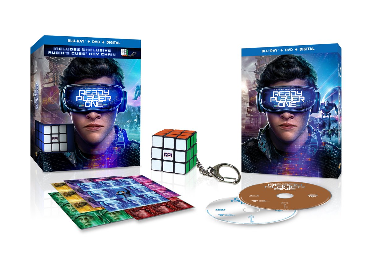.<a href="/readyplayerone/">Ready Player One</a> is now available on #Vudu!

Get the Blu-ray gift set (shown here) OR the 4K Blu-Ray with Disc + Digital for only $29.96!

A better reality awaits. : bit.ly/2Knp4Nh
