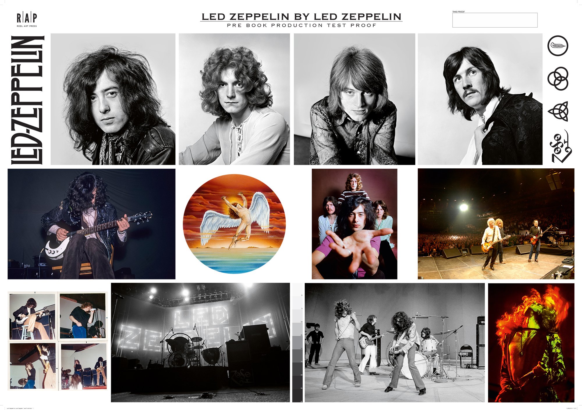 Led Zeppelin on X: Work in progress. A trial production test of a  selection of photographs from the book Led Zeppelin by Led Zeppelin.  Published by @ReelArtPress Pre-order your copy here