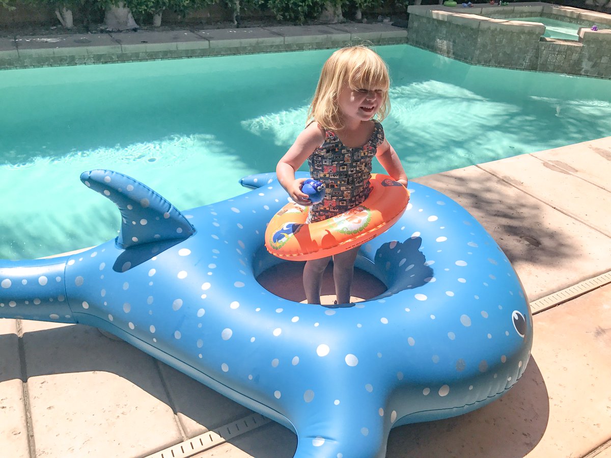 itsjessmcdonald's tweet photo. Just keep swimming with these fun #FindingNemo pool toys from @SwimOutlet! #SwimOutlet #AD https://t.co/8KZu0518Zh https://t.co/hSVgimhSBQ