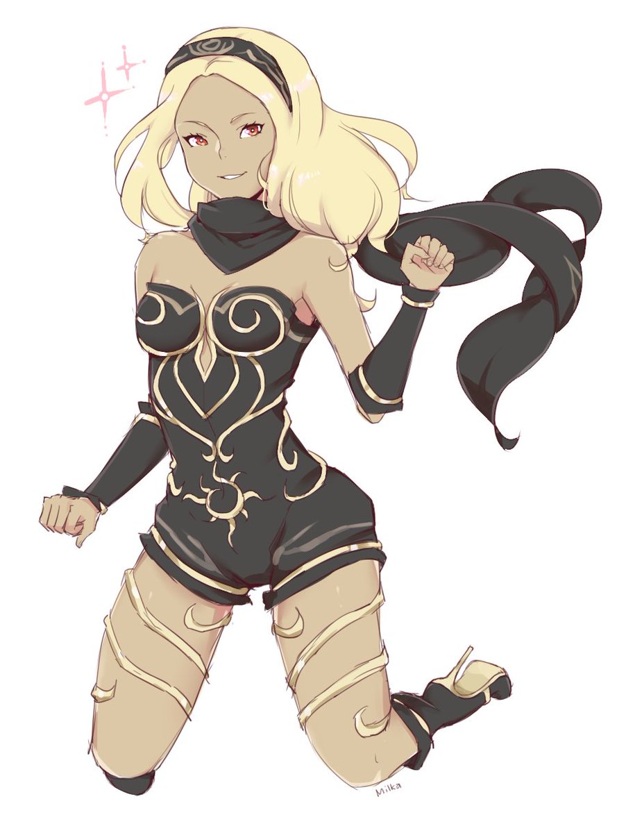 sketch commission of kat from gravity rush! 