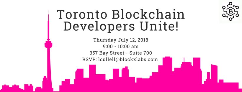 basketdotfarm_'s tweet photo. Our first Blockchain Developer meetup was a success! The next one will be held on July 12 at 9:00 am! Are you a Senior blockchain developer in Toronto? We would love to see you there! RSVP as spaace is limited! #BlockchainTO #BlockchainDevsUnite @CryptoCanucks @crypto_chicks https://t.co/HJ1zDVGY5C