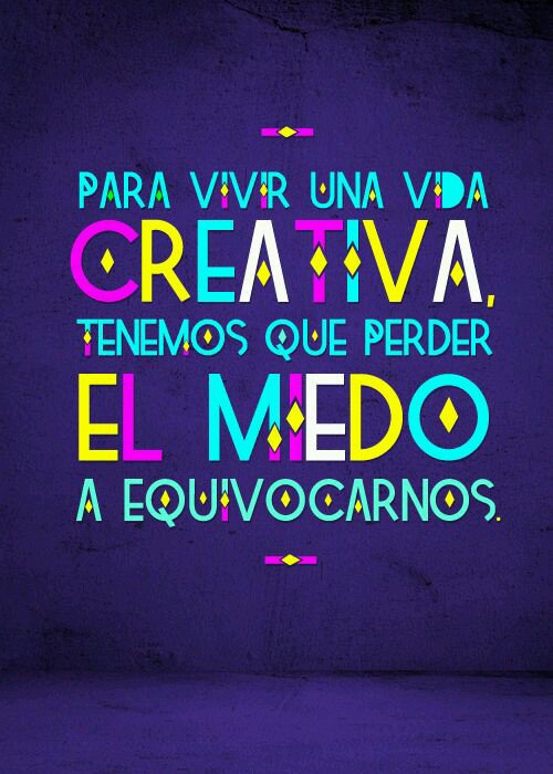 PUBLICISTA10's tweet photo. "Creatividad sin Miedo" #notelimites #creatividadalmaximo https://t.co/tq07RZpyCL