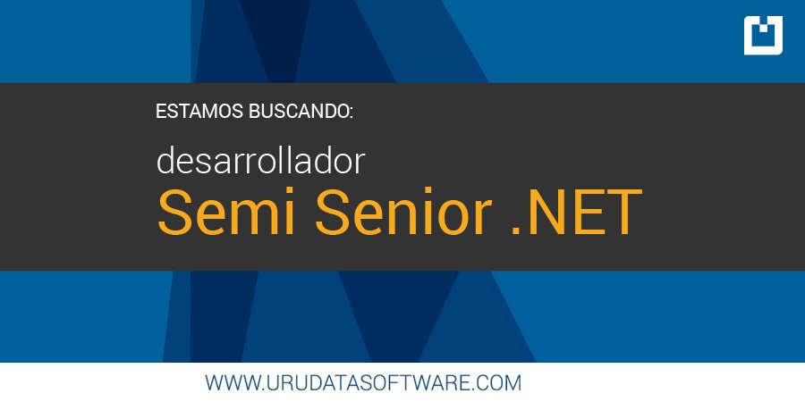 UrudataSoftware's tweet image. Estamos buscando Desarrollador Semi Senior .NET podes postularte entrando a urudata.com/Unirse/contact…
#urudatasoftware @icattivelli @nachito1493 @negolas9