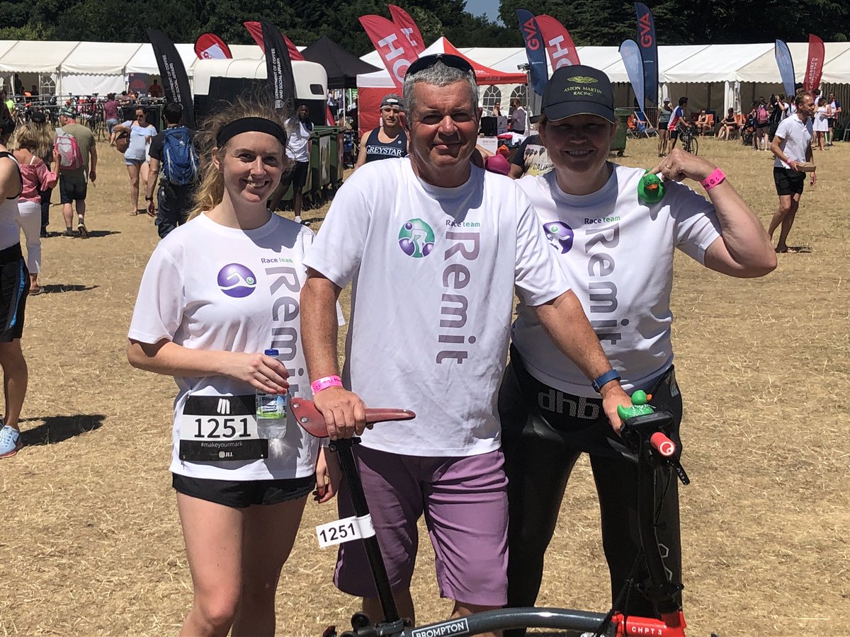Well done to Yvonne Waller (swimmer), Neil Webster (cyclist) and Rebecca Ewart (runner) for coming 149th out of just under 500 in this year’s relay triathlon, at the JLL Property Triathlon -  <a href="/PropertyTri/">JLL Property Triathlon</a>