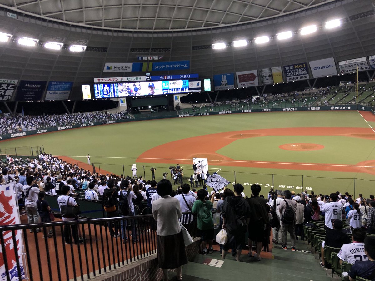 のぞみ 西武ドーム メラド でやるキスマイのライブ行く人いるかな 私はジャニオタ歴より西武ファン歴の方が長いので ちょっとだけ特徴を 画像 説明 内野スタンド中段から 内野スタンドやや下段から 外野スタンドは 座席 ではなく芝生 通常