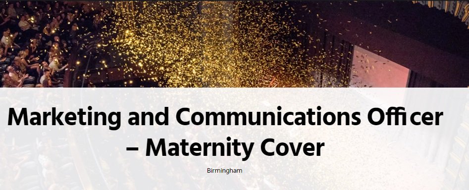 thealexbham's tweet photo. An exciting opportunity has arisen within our Marketing & Communications department! We're looking for a dynamic and enthusiastic #artsmarketer to join our team for a period of maternity cover. Find out more and apply here https://t.co/Xec8HNnIXP Closing date: Tue 17 Jul https://t.co/hp7MLSfdT4